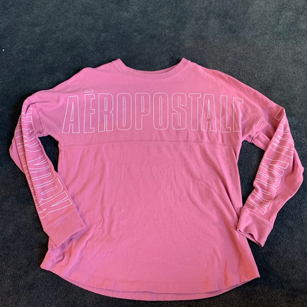 Aeropostale pink long sleeve shirt